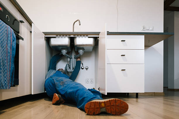 Professional Drain Cleaning technician working in Sikeston, MO